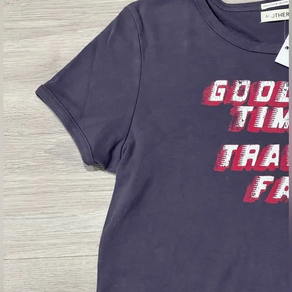 MOTHER, XL, Ringer T-shirt, Crop, Couture, Designer, $105, Graphic Tee, NWT! - Picture 7 of 14